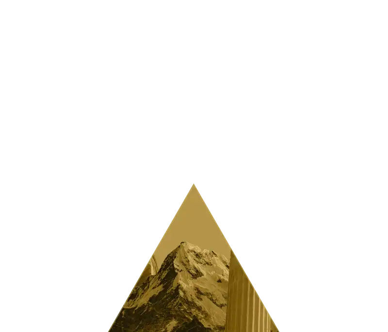 mountain and triangle